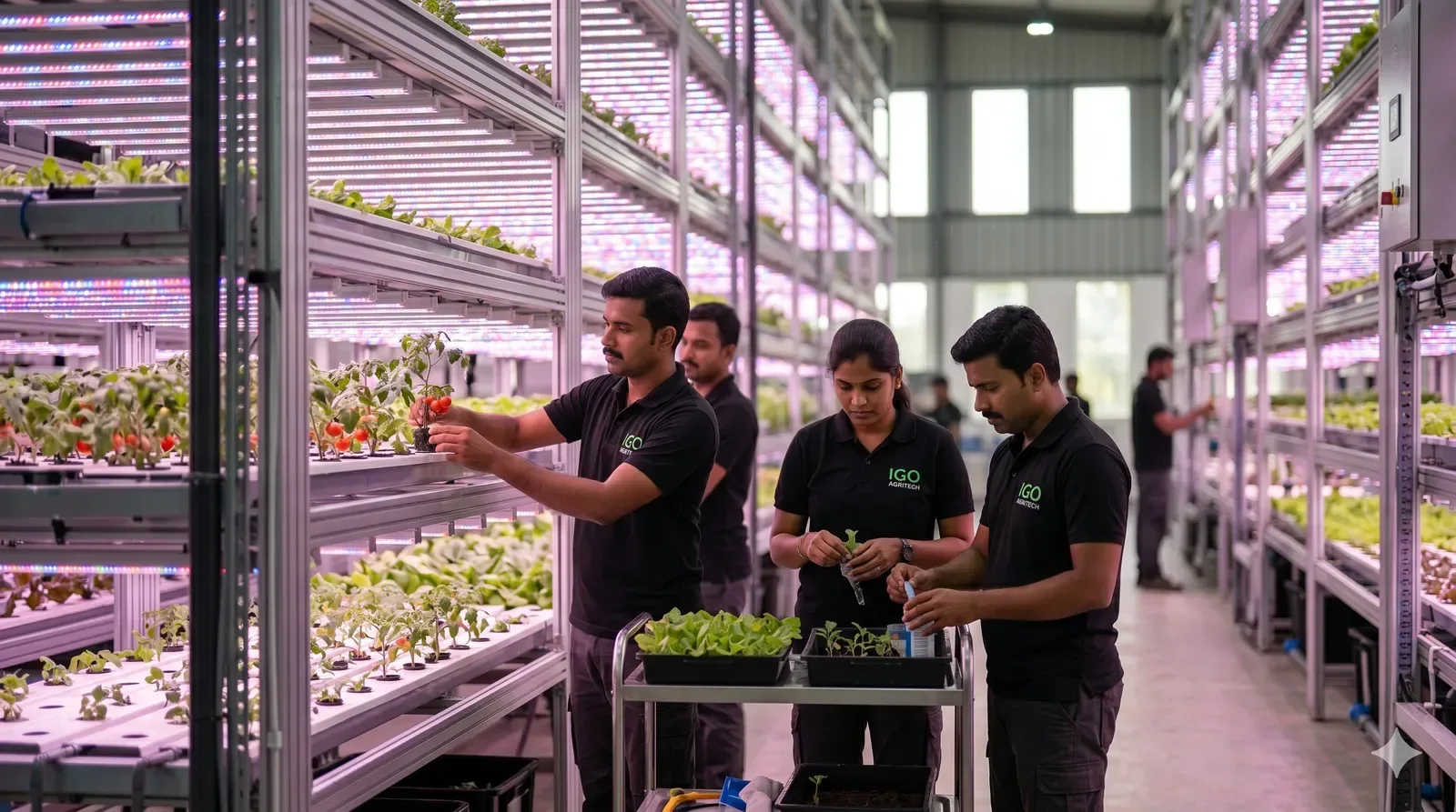 Vertical Farming Setup